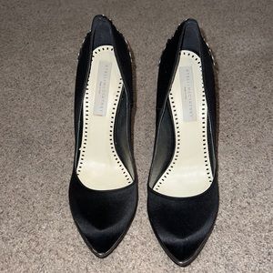 Black stiletto heels